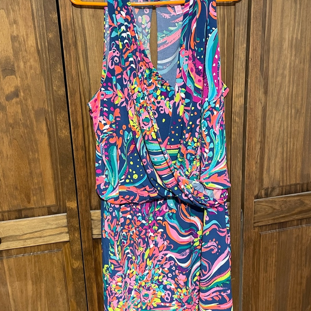 Lilly Pulitzer sleeveless blouson dress
